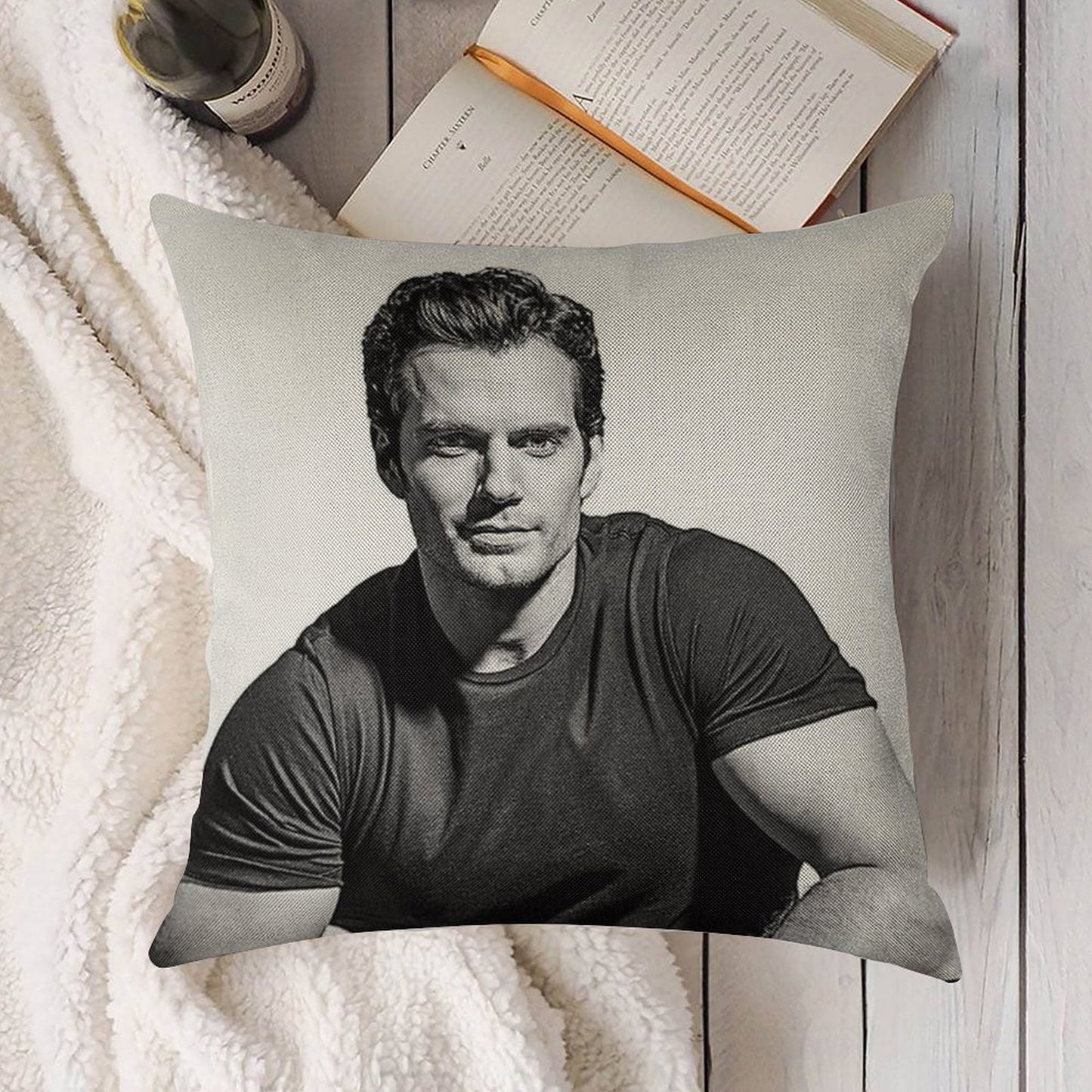 B&W HENRY Linen Throw Pillow Cover