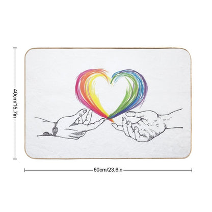 Love Is Equal (Harry And Louis) Bath Mat