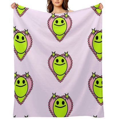 Dottie Green Alien Throw Blanket
