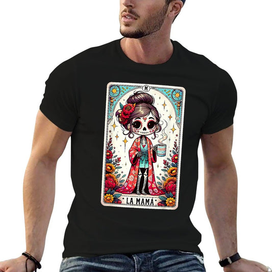 La Mamá Tarot Card Funny Mexican Mom Spanish Mothers Day T-Shirt
