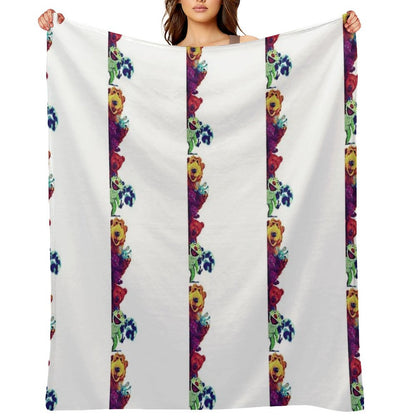 Bear In The Big Blue House - Bear And Friends Throw Blanket