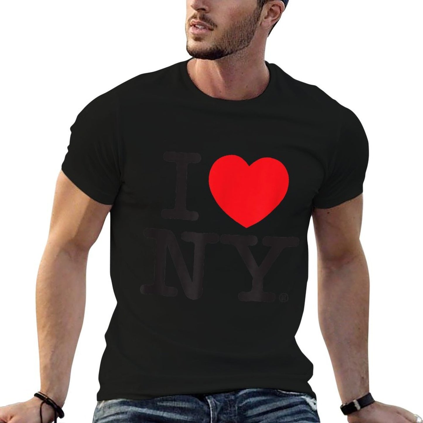 I LOVE NY Classic Logo  Tagless Design T-Shirt