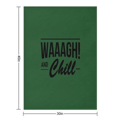 WAAAGH! (and Chill) Throw Blanket
