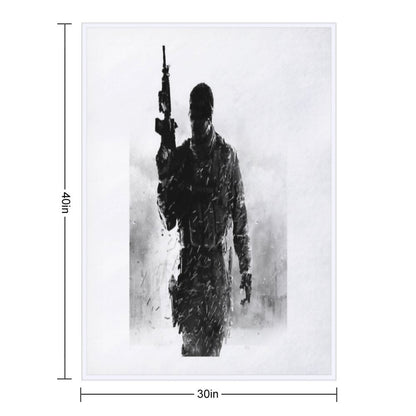 MW2 - Soldier Game Throw Blanket