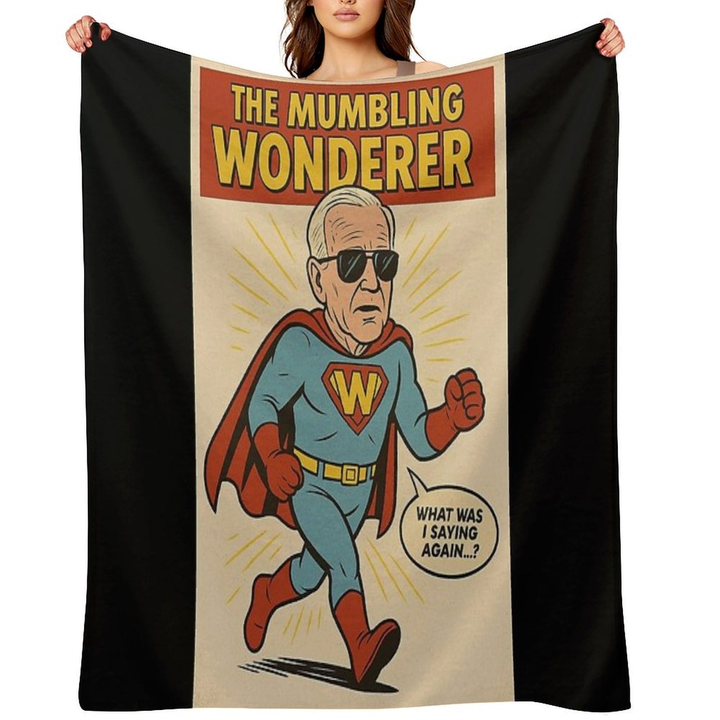 The Mumbling Wonderer – Limited Issue #009  Twisted Covers Comics, Cinema & Chaos Throw Blanket