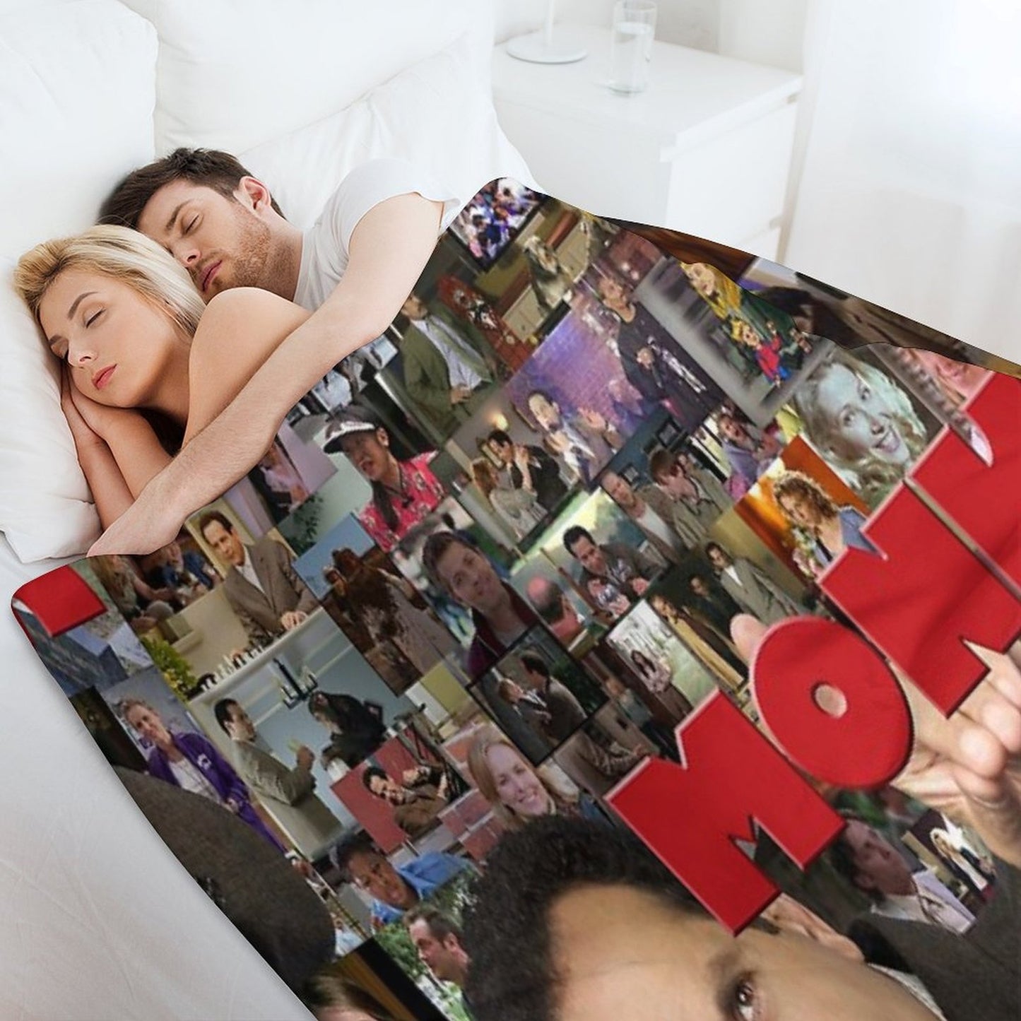 Adrian Monk Collage Throw Blanket