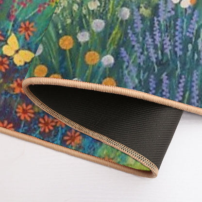 Garden Beside The Sea Bath Mat