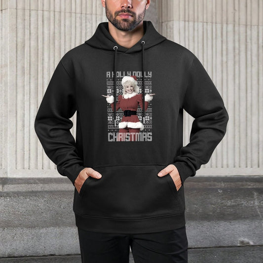 Dolly Parton Christmas Sweater Sweatshirt Customizable Surface Hoodie