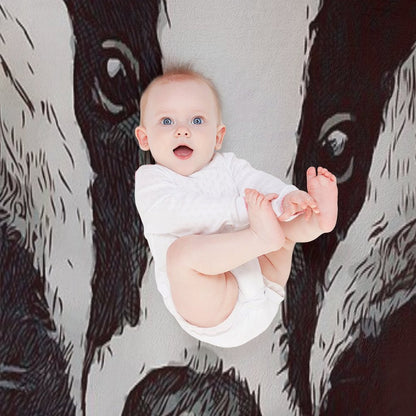 Badger Throw Blanket