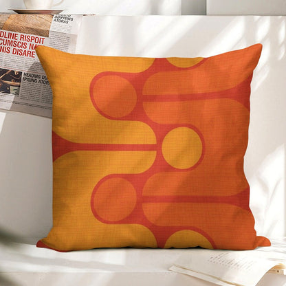 Golden Oldie Linen Throw Pillow Cover