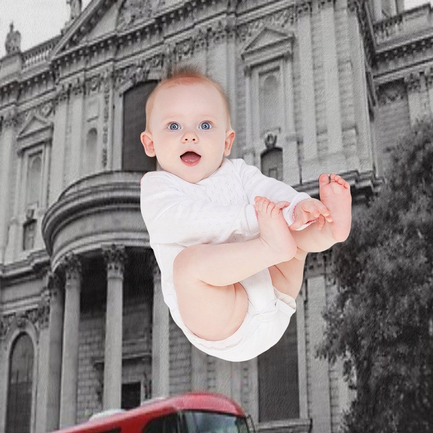 London Street Photography Print Throw Blanket