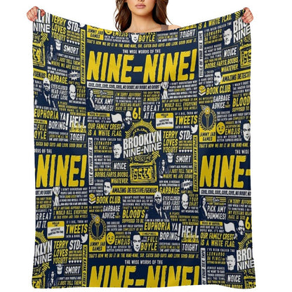 Wise Words of The Nine-Nine Throw Blanket