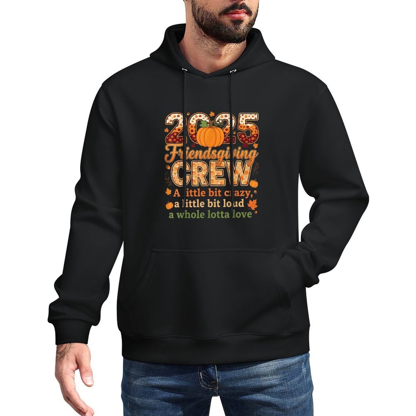 Squad Turkey Friends Thanksgiving 2025 Friendsgiving Crew All-Day Comfort Hoodie