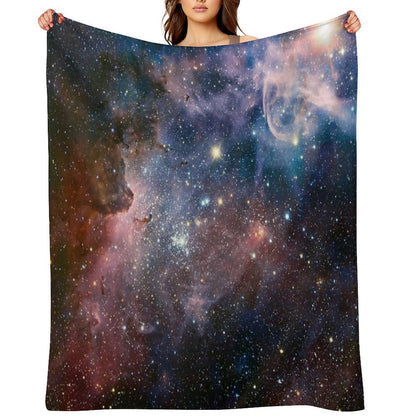 Galaxy - Nebula 01 Throw Blanket