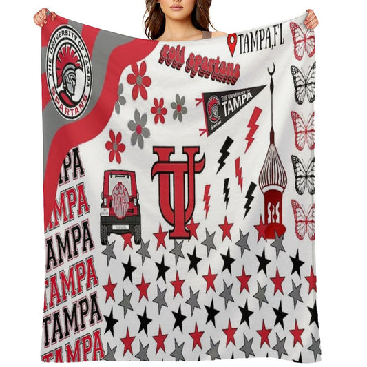 UT Collage Throw Blanket