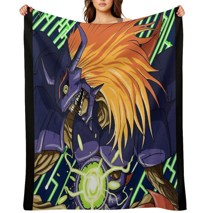 Diaboromon Throw Blanket
