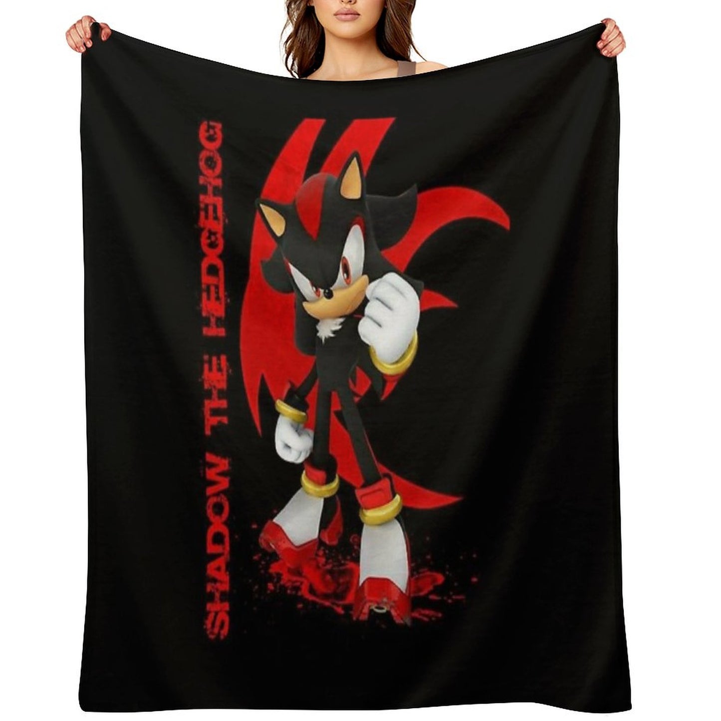 Shadow The Hedgehog Throw Blanket