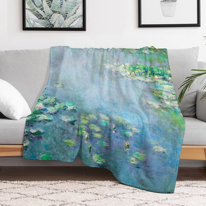 Monet Water Lilies  Nymphéas 1906 Throw Blanket