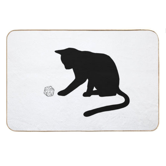 D20 Cat Bath Mat