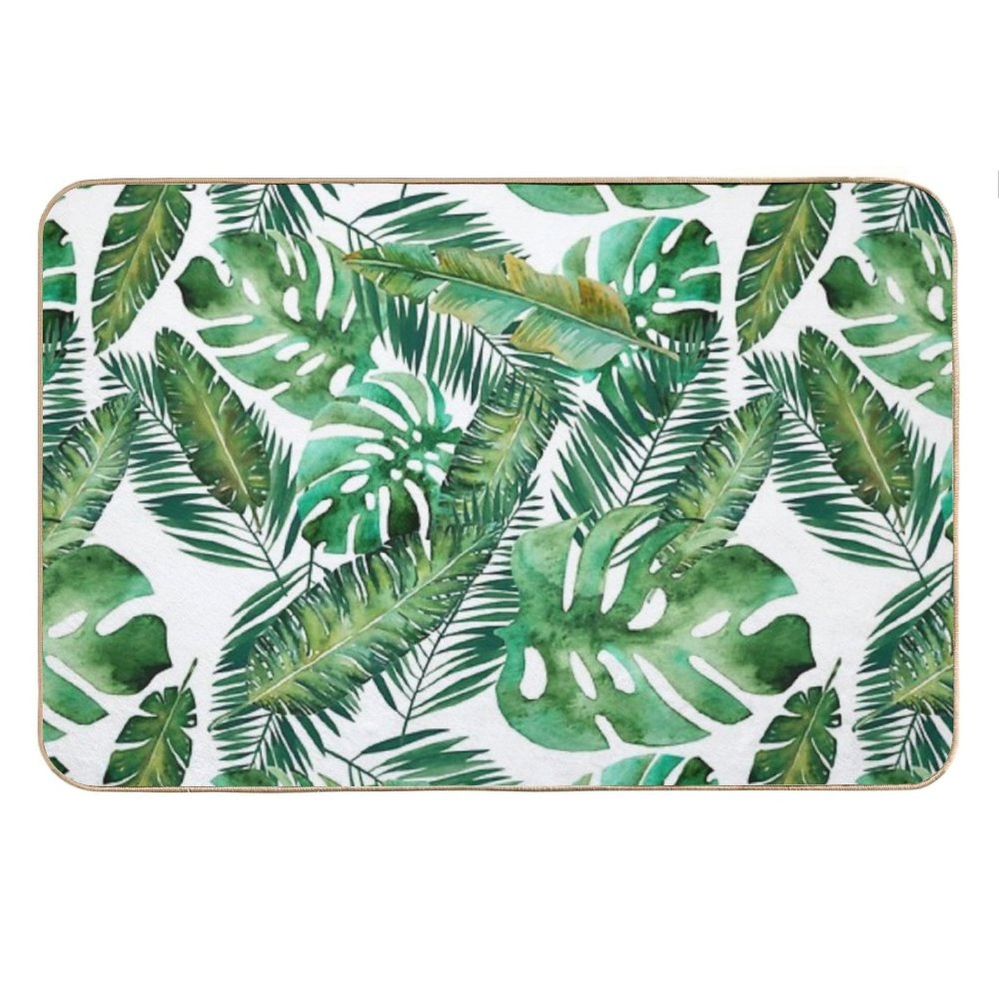 Monstera Banana Palm Leaf Bath Mat