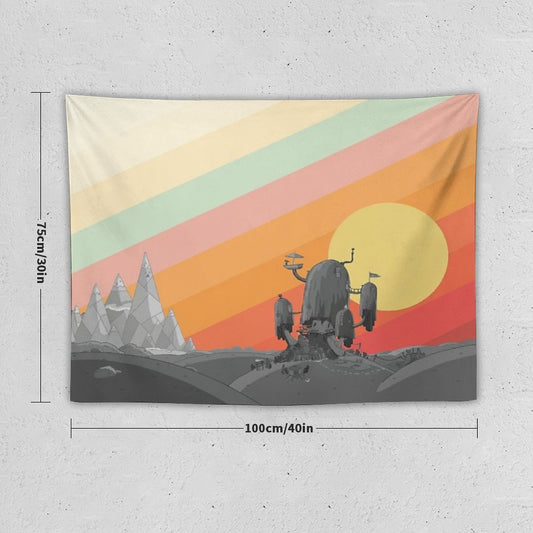 Land Of Ooo (Adventure Time) Tapestry