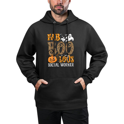 Faboolous Social Worker Spooky Halloween Costume Men Women Versatile Streetwear Hoodie