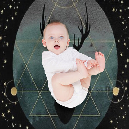 Throne of Glass- Forest Stag Throw Blanket