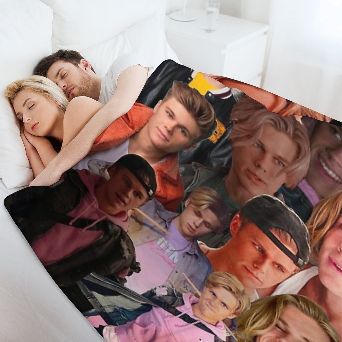 Owen Joyner Photo Collage Throw Blanket