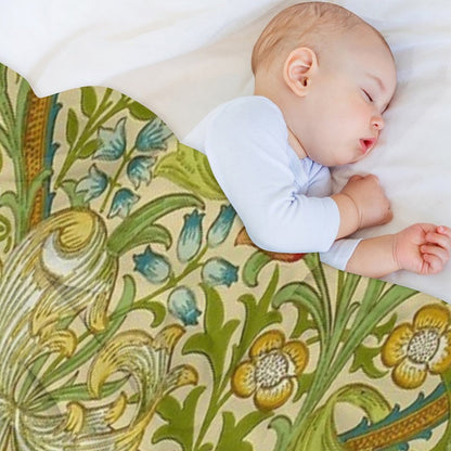 William Morris Golden Lily Throw Blanket
