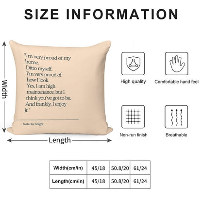 High Maintenance - Kath And Kim Soft Anti-Pilling Throw Pillow