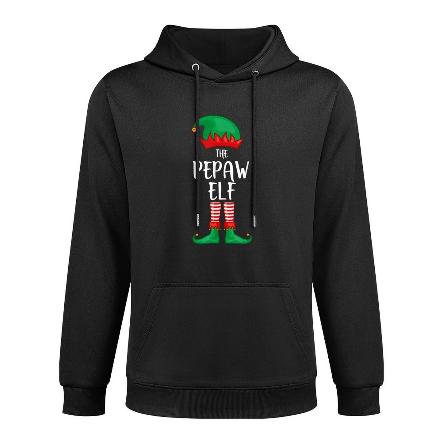 Mens Pepaw Elf Christmas Party Matching Family Group PJ Casual Wear Hoodie