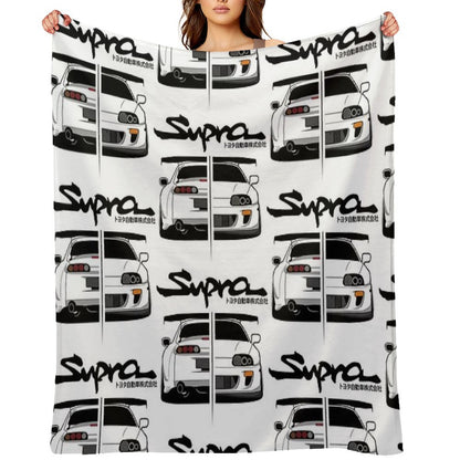 Toyota Supra MK IV - CarCorner Throw Blanket
