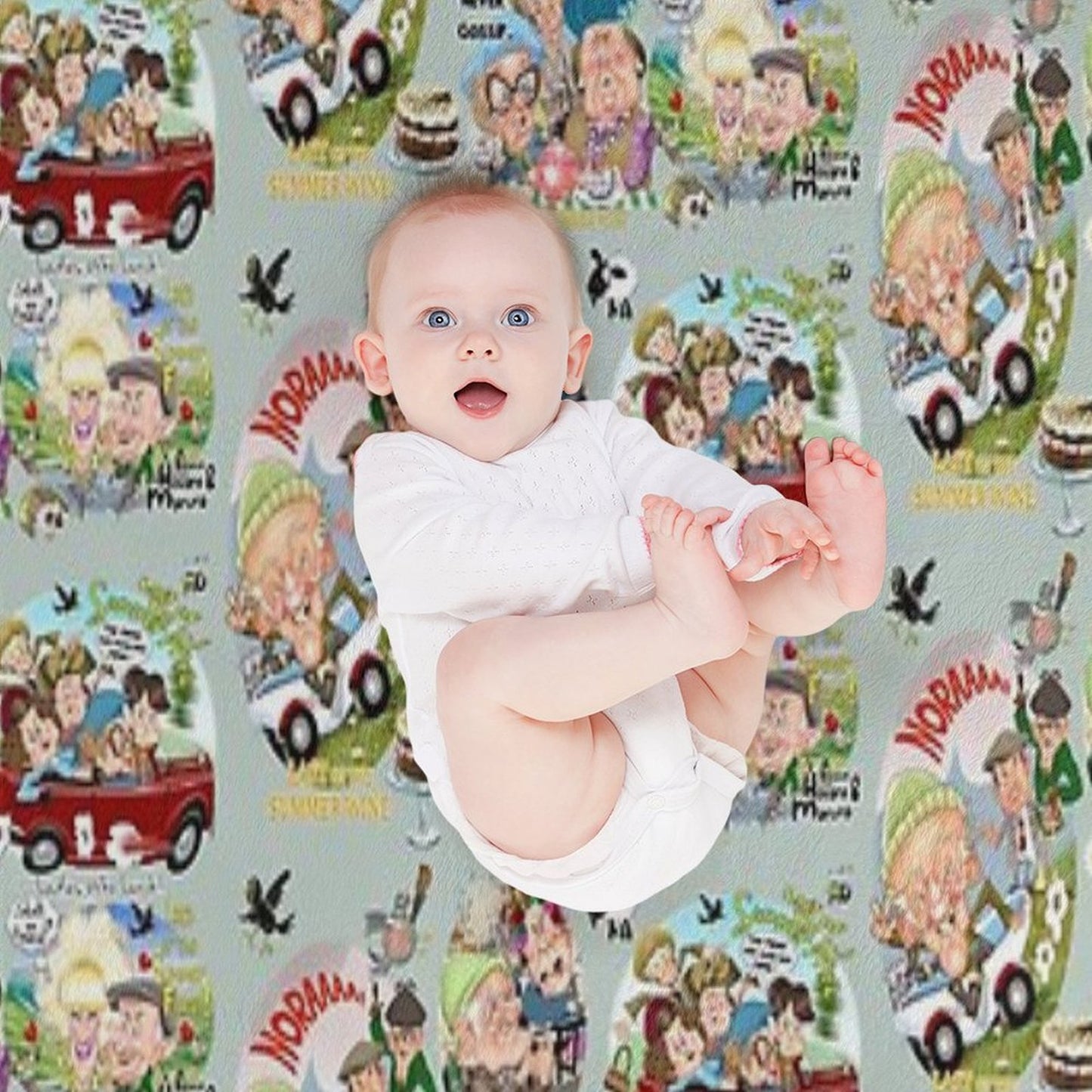 Last of The Summer Wine Mix Throw Blanket