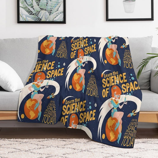 United Space Federation Throw Blanket