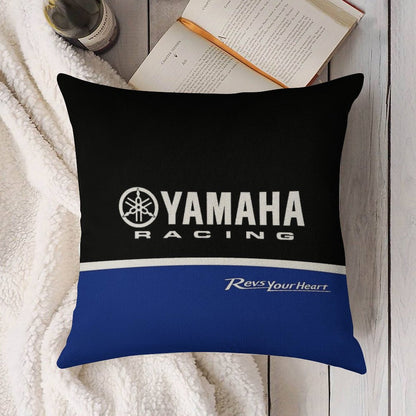 YAMAHA Race Linen Throw Pillow Cover