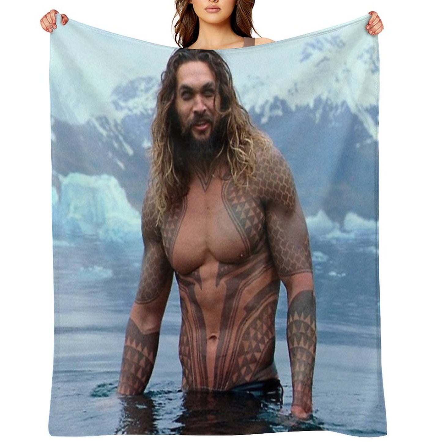 Jason Momoa Throw Blanket