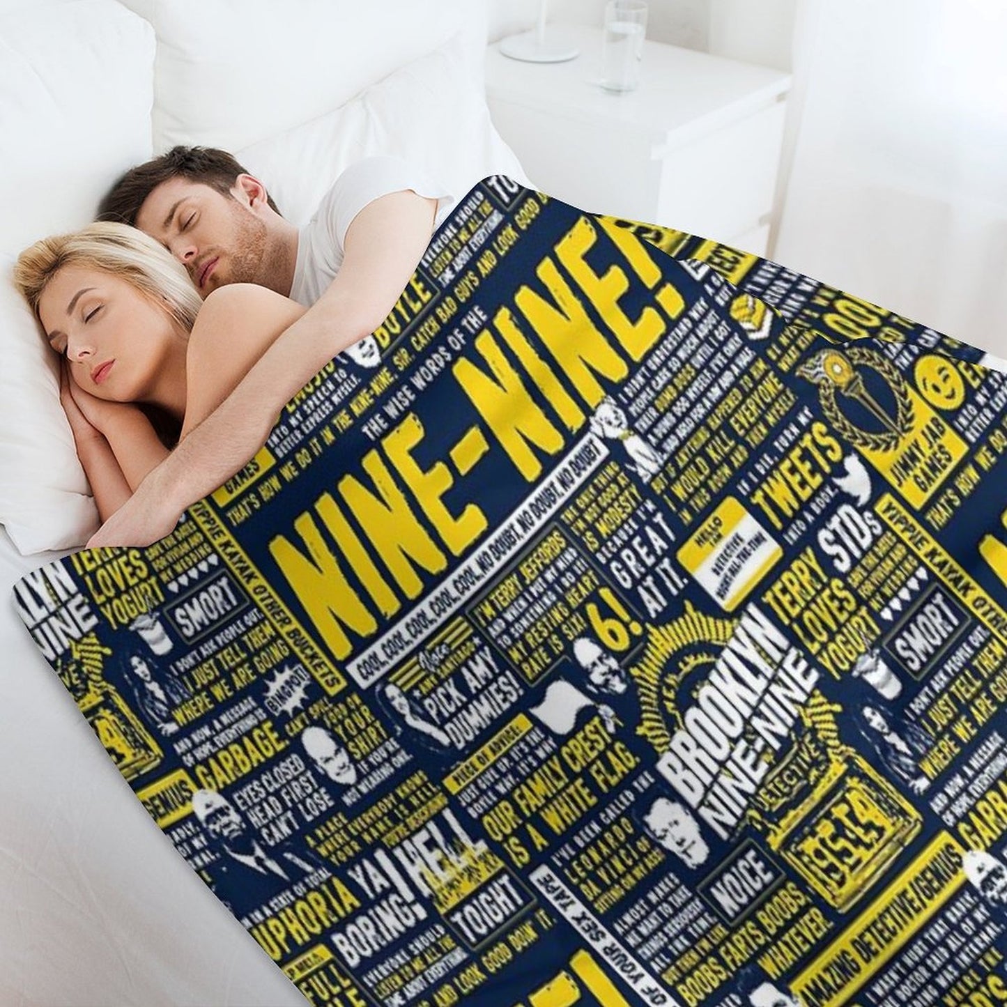 Wise Words of The Nine-Nine Throw Blanket