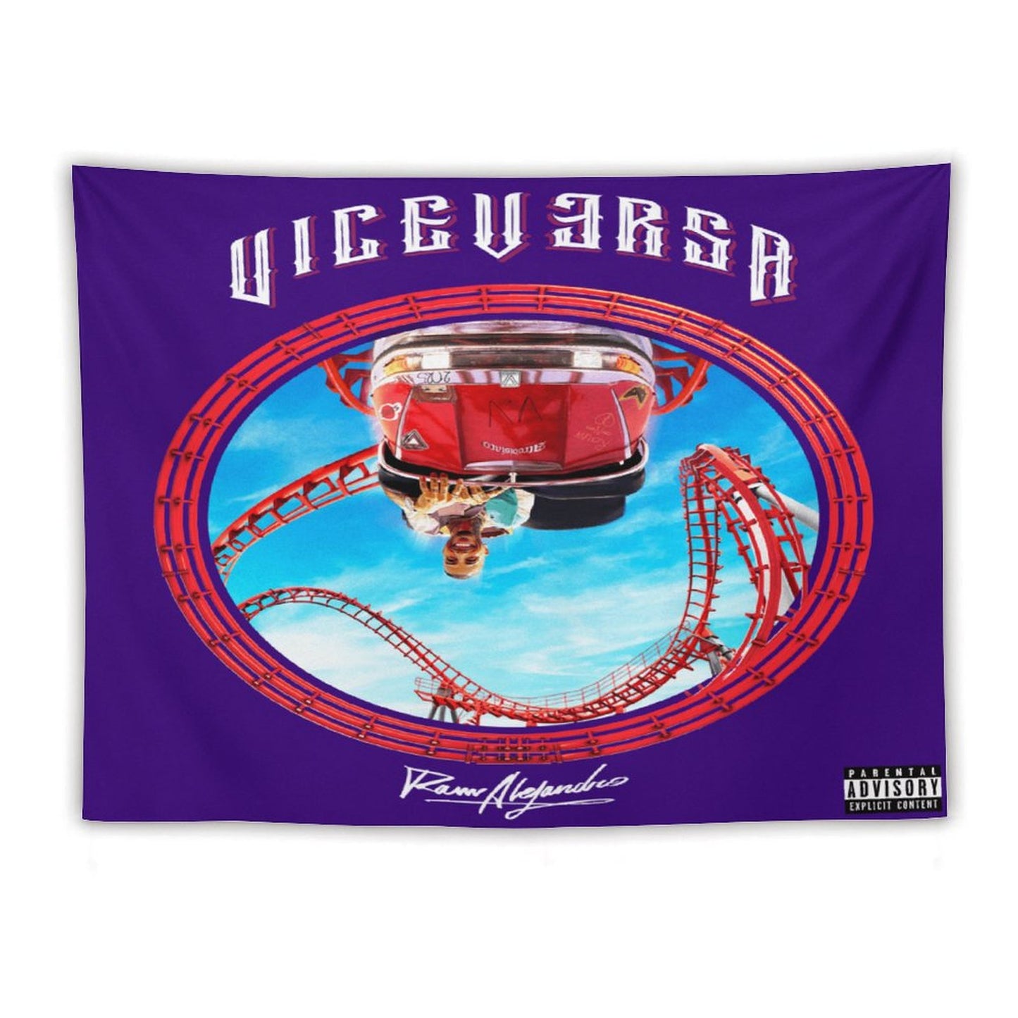 Rauw Alejandro - VICE VERSA (English Translation) Tapestry