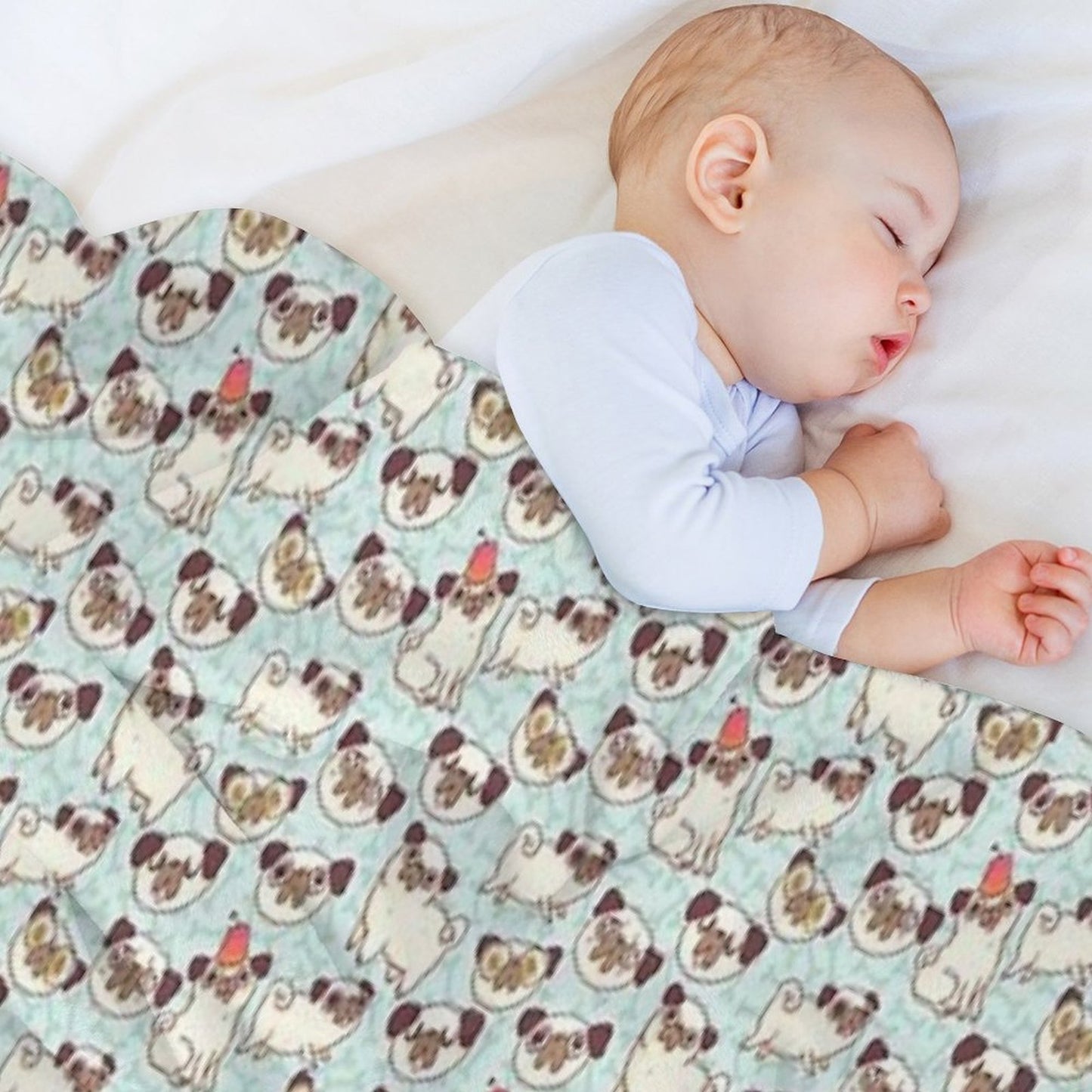 PUGLAND Throw Blanket