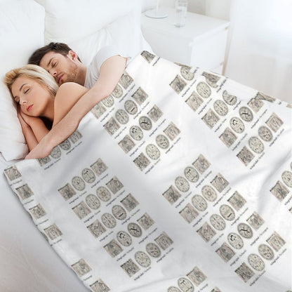 The Watchers - The Archangels Throw Blanket