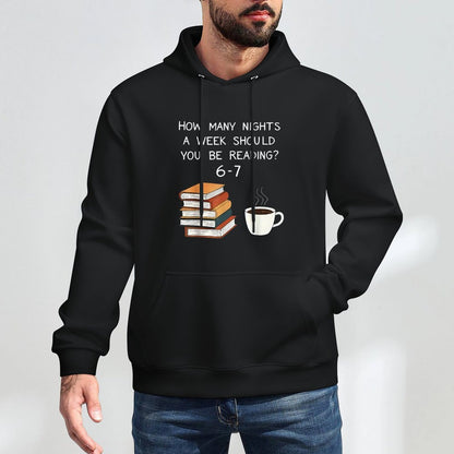 Funny Reading 67 Six Seven Meme English Teacher Book Lover Machine Washable Hoodie