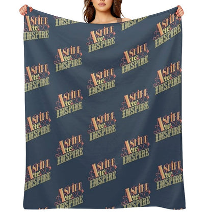 Aspire to Inspire Throw Blanket