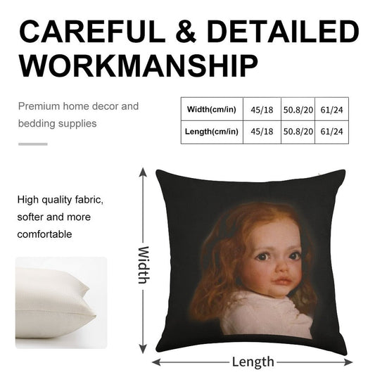 Regurgitation Cullen Linen Throw Pillow Cover