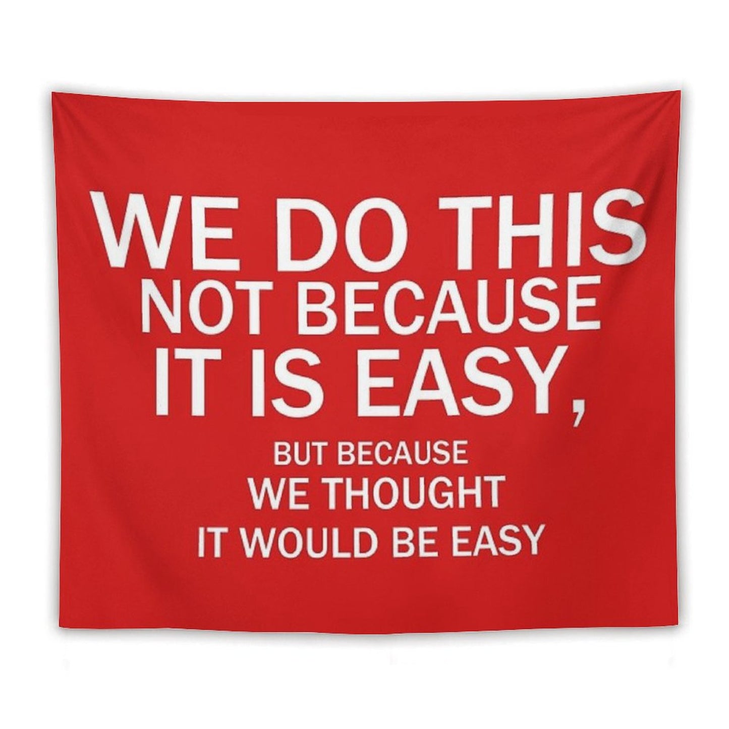Not Because It's Easy... Tapestry
