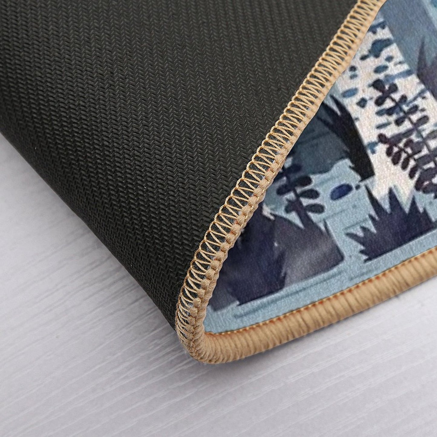 The Birches (in Blue) Bath Mat