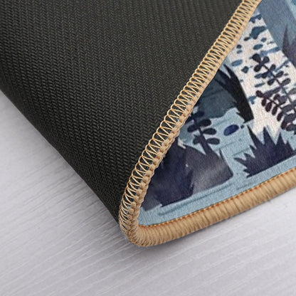 The Birches (in Blue) Bath Mat