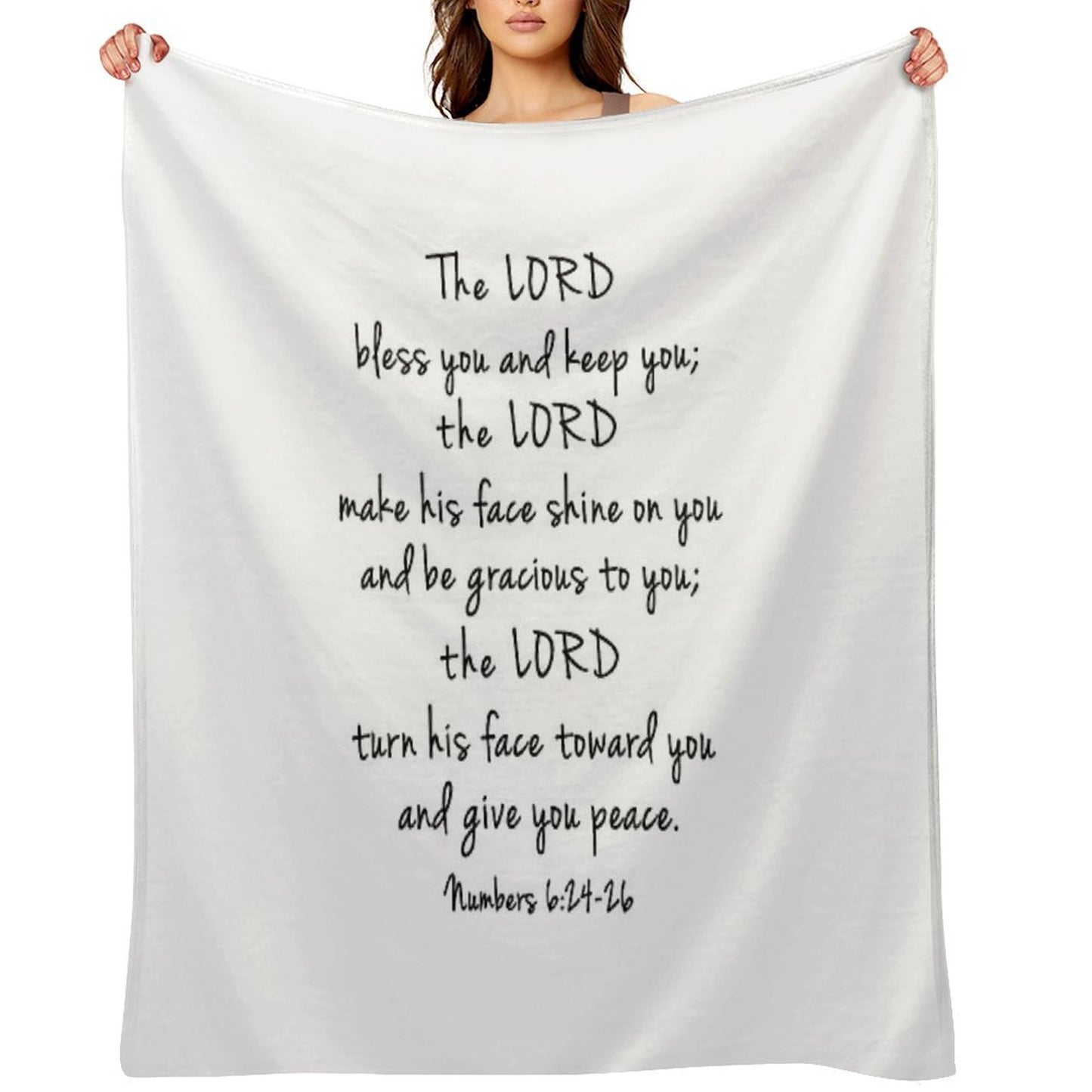 The Lord Bless You And Keep You Throw Blanket