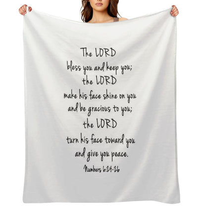 The Lord Bless You And Keep You Throw Blanket