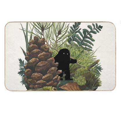 Tiny Sasquatch Bath Mat