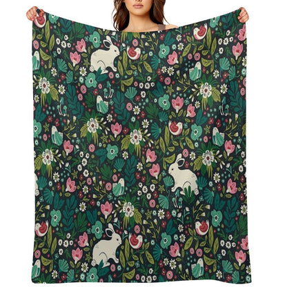 Forest Friends Throw Blanket
